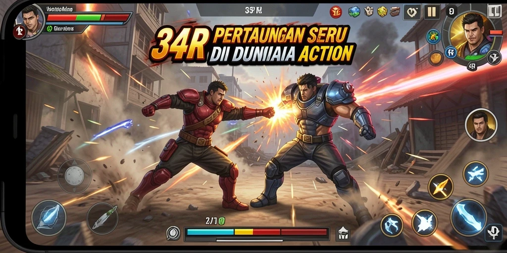 Tampilkan gameplay mendebarkan dari 34R dalam aksi.