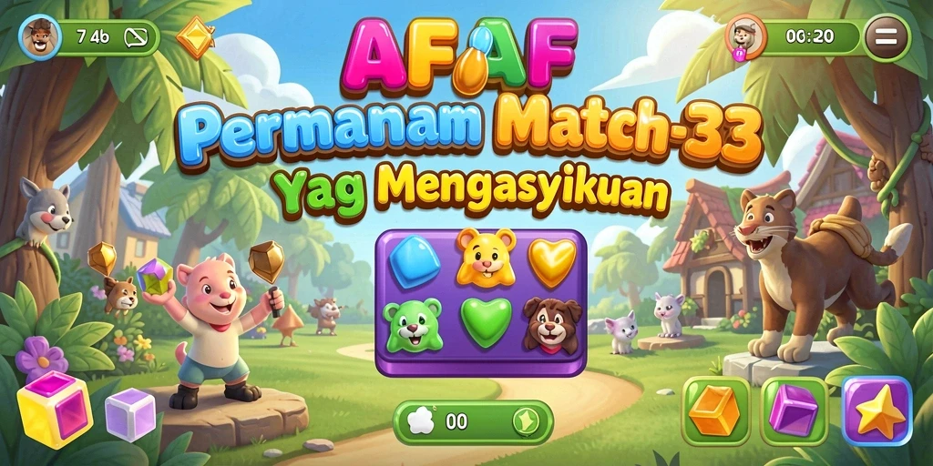 Tampilan gameplay AFAF yang seru dan interaktif.