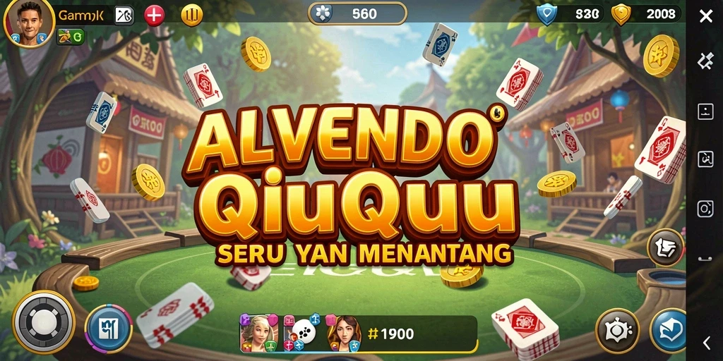 Gameplay seru ALVENDO dalam permainan QiuQiu.