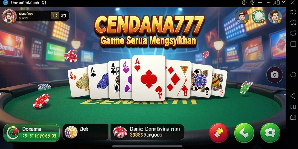 Screenshot CENDANA777 menampilkan aksi bermain Domino yang menarik.