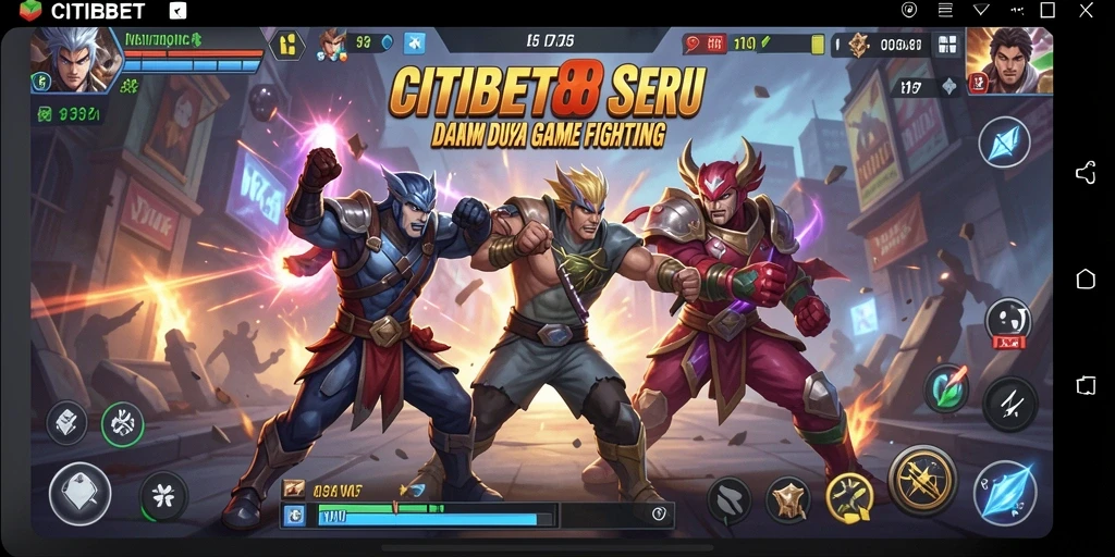 Tampilan seru dari gameplay pertarungan di CITIBET88.