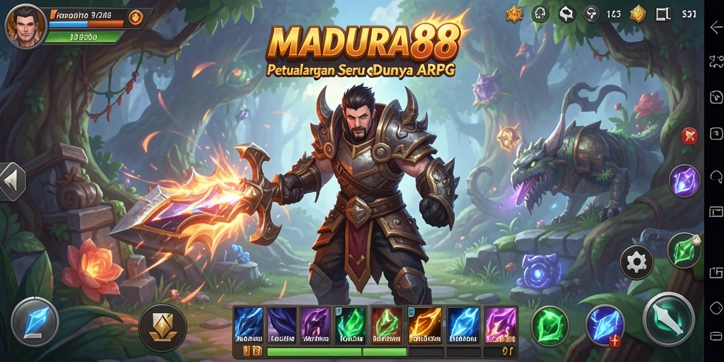 Tangkapan layar yang menunjukkan aksi gameplay mendebarkan di MADURA88.
