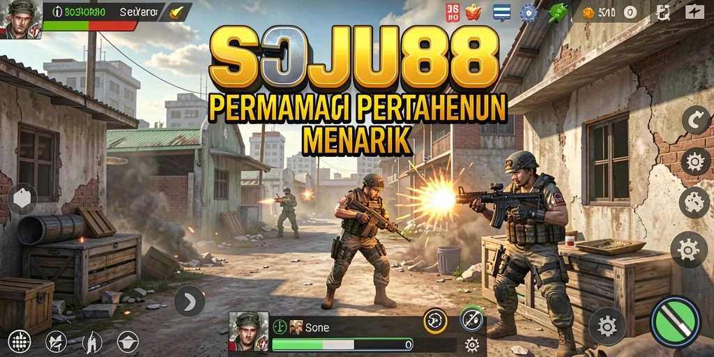 Tampilan gameplay seru dan mendebarkan dari SOJU88.