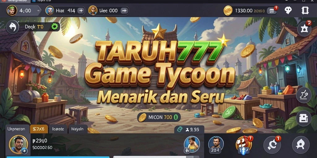 Screenshot TARUH777 menampilkan gameplay Tycoon yang seru.