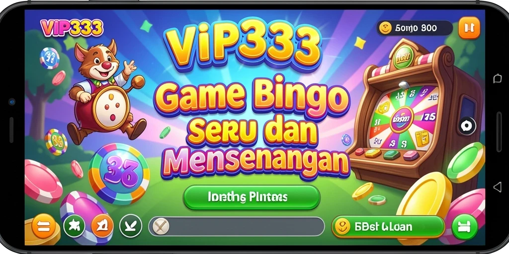 Tampilan gameplay Bingo yang seru di VIP333.